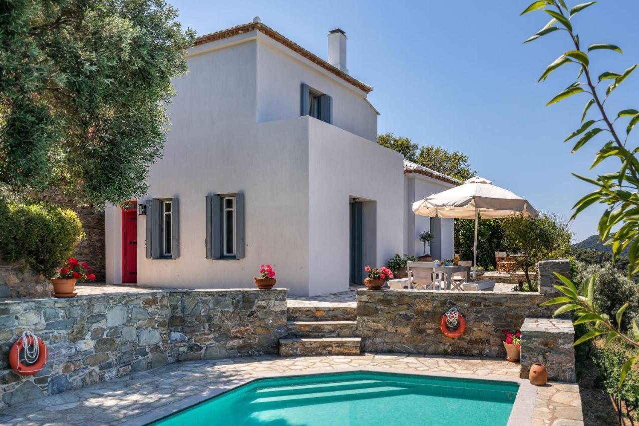 Villa Nina Skopelos- Private Pool - Magnificent Views Exterior photo