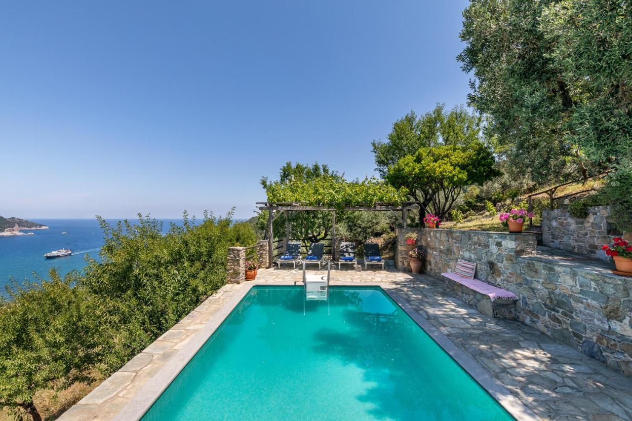 Villa Nina Skopelos- Private Pool - Magnificent Views Exterior photo