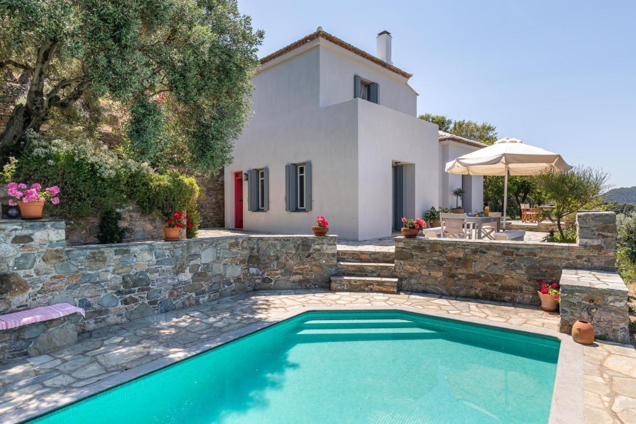Villa Nina Skopelos- Private Pool - Magnificent Views Exterior photo